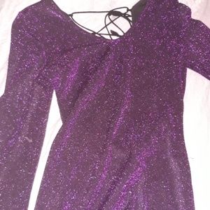 Strappy back cocktail dress